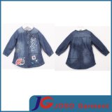 Girl's Denim Long Coat out Wear (JT5007)