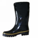 Black Rubber Men Safety Work Boots for Industry (JMC-335G)