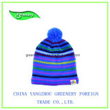 2017 Promotional Multicolor Knit Hat with a Label