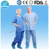 PP Hospital Clothing Patient Gown, Dark Blue PP Isolation Gown