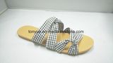 Women Shoes Lady Leather Shoes Women Fabric Simple Leisure Flat Sandals
