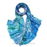 Elegant Digital Printed Sheer Wool Fashion Shawl (HZ74)