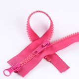 Customized Size Plastic Zipper Resin Zipper with Double Way Open End