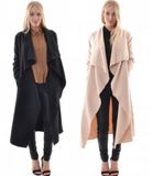 European New Brand Windbreaker Jacket Long Women Cardigan