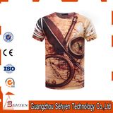 Latest Design Men's Custom Cotton 3D Full Printing Tshirt