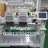 Top Sale 2 Head High Speed Industrial Embroidery Machine with Tajima Software