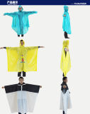 Cheap Colord Waterproof Hooded PVC Poncho