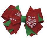 Grosgrain Ribbon Christmas Boutique Hair Clip Hair Bow