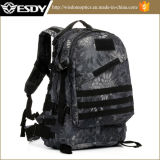 Python Black Outdoor Hiking Military Tactical3d Backpack