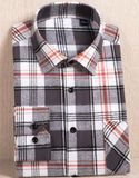 Men's Woven Twill Yarn Dye Plaid Shirts