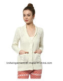 OEM Girl Fashion Hot Sales Long Sweater Cardigan (W17-842)
