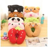 Fashion Cartoon Design U-Shape Travel Pillow Fashion Pillow Nap Pillow