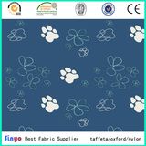 PU Coated Waterproof Polyester 500d 72t Footprint Oxford Fabric for Baby Carriage