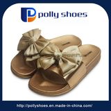 New Slides Sandal Bowknot Slipper Golden