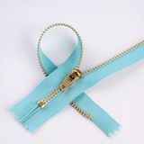 High Quality No. 3 Gold Brass Zipper for Jeans