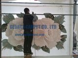 Hand Tufted / Wool /Acrylic / Flower Carpet
