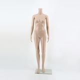 Skin Female Headless Glass Base PP Plastic Mannequin Model