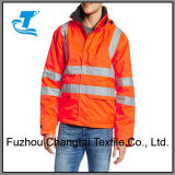 Men Safety Workwear Hi-Vis Reflective Jacket