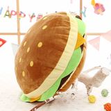 Creative Plush Toy Hamburger Pillow Learning Office Cushion