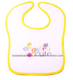 Factory Produce Custom Logo Embroidered Cotton Terry Christmas Baby Bib
