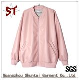 OEM High Quality Women Stand Collar Jacket Coat Baseball Jacket