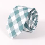 Classical Plaid Cotton Tie