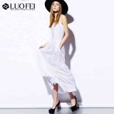 Designer Women Cotton Voile Pleating Long Dress with Lace Trims