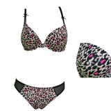 Sexy Animal Print Push up Bra and Classic Panty (EPB150)