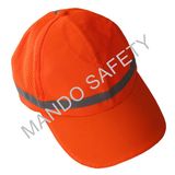 Latest Design Reflective Safety Orange Hat for Man with 100% Polyester