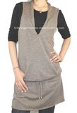 Women Knitted Fashion Sweater Dress by Knitting (12AW-304)