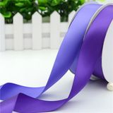 Polyester Double Side Satin Ribbon Roll with Paper Core