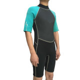 Short Neoprene Surfing Wetsuit with Nylon Fabric (HX15S80)