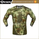 Fashion Summer Outdoor Men's Quick-Drying Round Collar Long-Sleeve T-Shirt