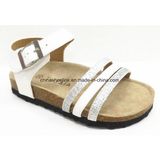 China Latest Woman Fashion Sandals Soft Wood Sole