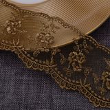 Fashion Embroidery Organza Lace Trimming