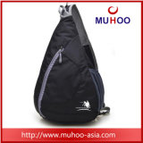 Outdoor Waterproof Black Folded Triangle Day Pack Sports Bag Backpack