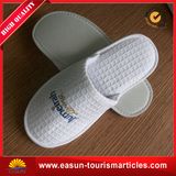 Hotel Slipper, Logo Printed Customized Promotional Hotel Slipper, White Airline Slippers