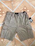 100% Cotton Heavy Wash Men's Cargo Pocket Short