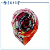 Classic Skinny Large Custom Print Twill Silk Woman Scarf