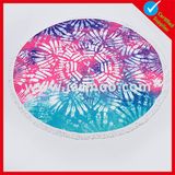 Customized Double Side Printing Microfiber Round Beach Towel