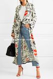 High Quality and Low MOQ Cindy Printed Crepe Wrap Dress Wholesale