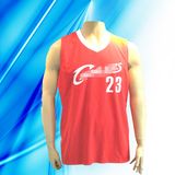 100% Polyester Man's Sleeveless Basketball Wear