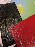 Outdoor UV-Resistant Pure Polyester Black Orange Peel Powder Coating