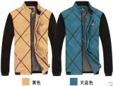 2015 Wholesale Casual Contrast Cotton Fashion Jacket for Men