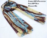 100% Polyester Chiffon Infinity Scarve