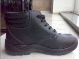Middle Cut Low Cost Anti-Static Black Safety Shoes