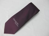 Wine Colour Micro Fibre Men's Fashion Corporate Logo Ties