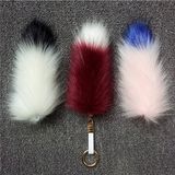 Woman Bag Trimming Real Rabbit Fur Ball Pompons