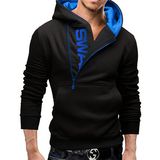 2016 Latest Sweater Designs for Men Zipper Hooded Pullover