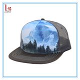 Custom Picture Printing Flat Panel Snapback Adjustable Trucker Hat